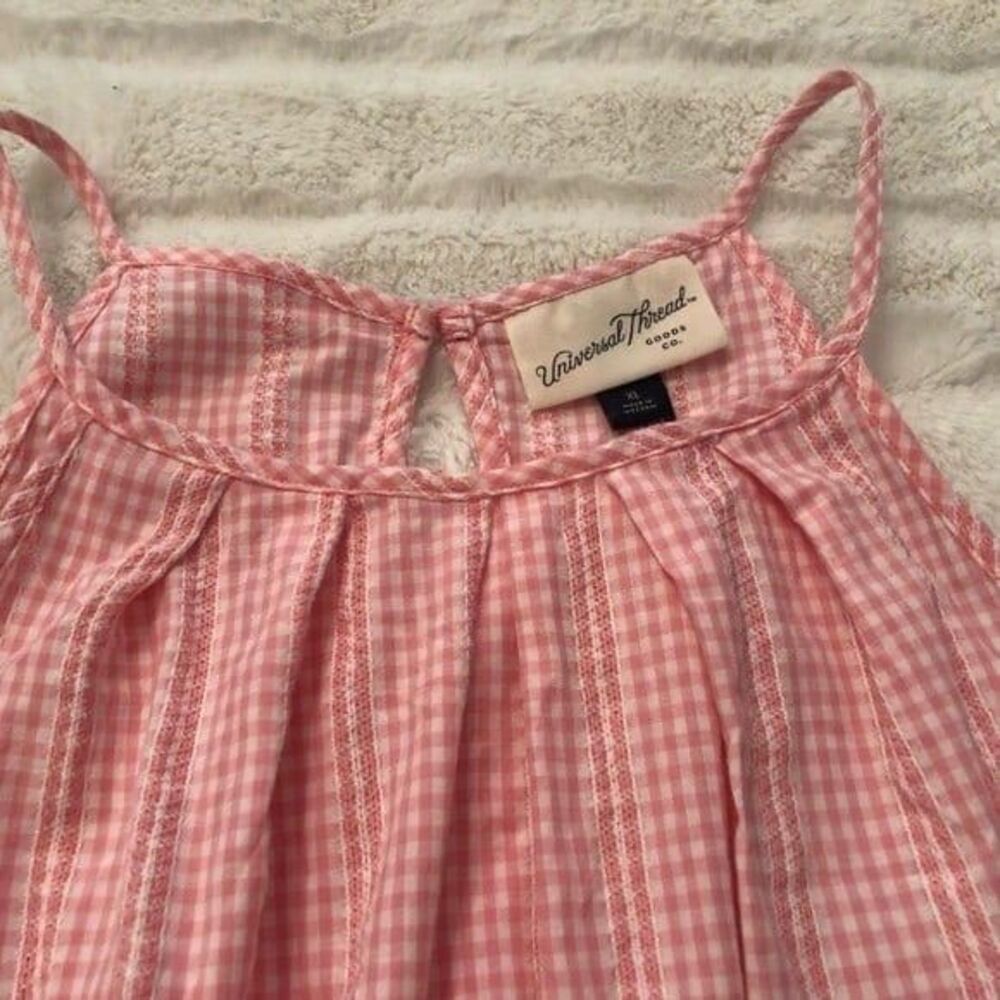 Unversial Thread - Red/White Gingham - Blouse- XL